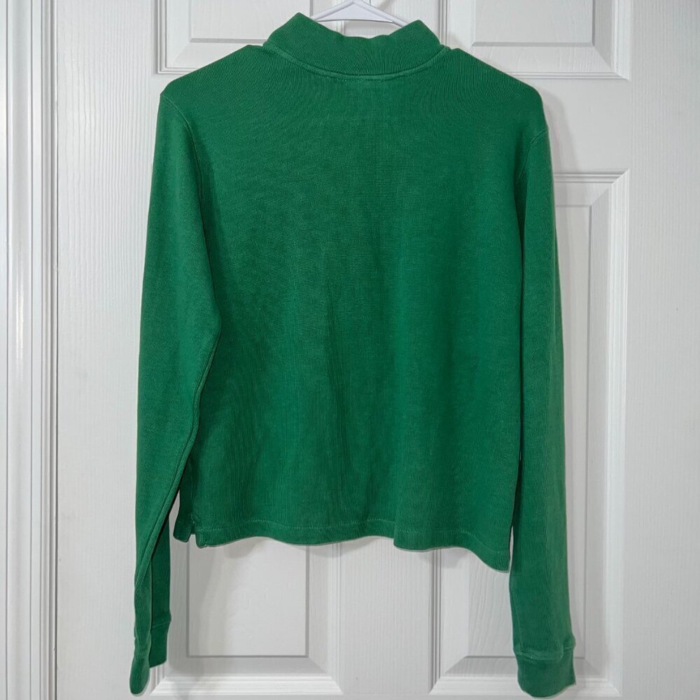 Masters Golf Collection Kid's 1/4 Zip Pullover Green Size 10/12 - Picture 3 of 5